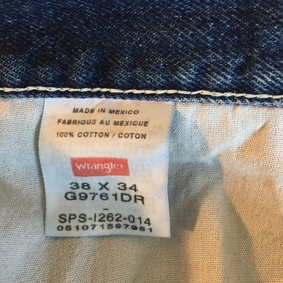 Wrangler Hero Jeans Straight Leg 38 X 34 - Picture 5 of 6